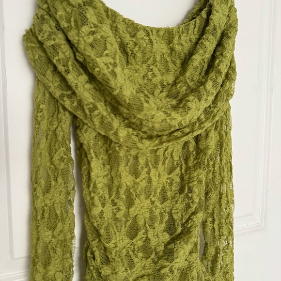 ZARA Off shoulder lace top size S - Picture 10 of 16